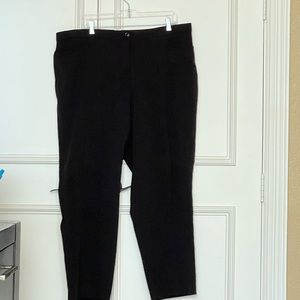 Roz & Ali 18 zip up trousers with pockets black dress pants nice
